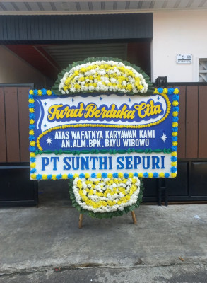 Papan Bunga Duka di Ramania