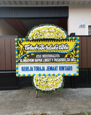 Papan Bunga Duka di Ramania
