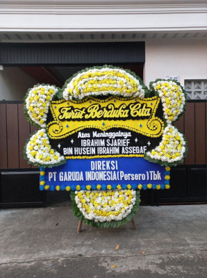 Papan Bunga Duka di Ramania